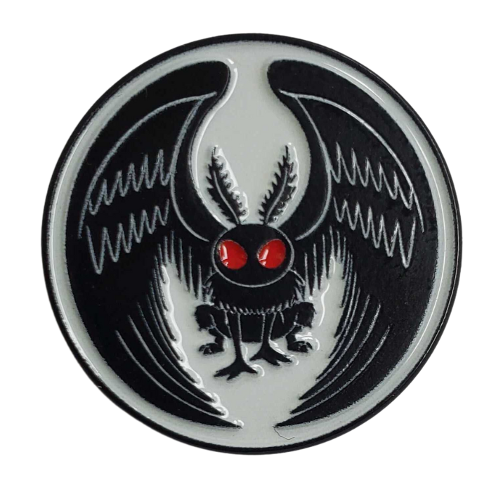 misunderstood monsters Misunderstood Monster Summer Pins Mothman Pin